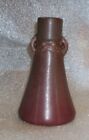 New ListingRookwood flame XIV  Pottery Vase 1698 brownish red glaze