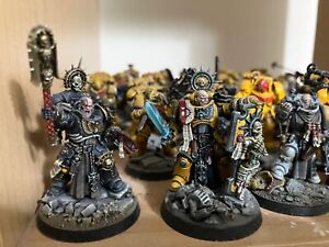 Beautifully painted  imperial fists army painted 1300 points