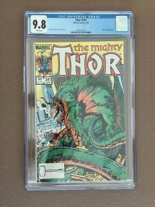 The Mighty Thor #341 CGC 9.8 White Pages