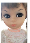 1960's Hard Plastic Doll 1966 PM Sales Wedding Dress Side Eye Jointed Db