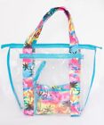 BluWear Clear Tote Bag for Beach and Stadium - Multiple Colors and Themes availa