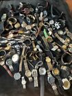 Vintage to Now HUGE Wristwatch Lot Mens and Womens, Scrap, some Working, repair