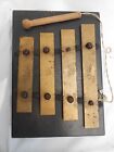 Antique John A. Brock 4 Key Wooden Xylophone Los Angeles California 11