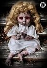 Creepy Horror Angel Doll  Gothic Decor | OOAK Goth Halloween prop Spooky Doll
