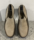 Crocs Tideline Men's Light Brown /Taupe Suede Loafers Size 12 Breathable