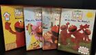 Sesame Street Elmo's World DVD Lot of 4~PETS, OPPOSITES, What makes you happy &