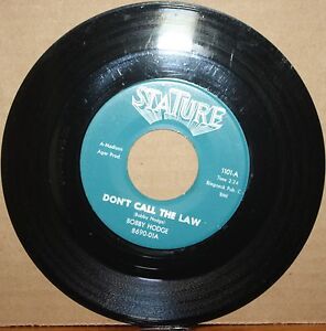 BOBBY HODGE *Don't Call The Law* WHEN Rare Country Rockabilly 45 on STATURE 1101