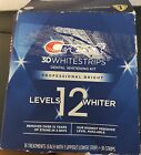 Crest 3D Whitestrips 12 Levels PROFESSIONAL BRIGHT 36 Strips 18 Trtmt Exp 3/2025