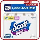 New ListingScott 1000 Toilet Paper, 36 Rolls, 1000 Sheets Per Roll (36000 Sheets Total)