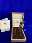 Dunhill Lighter Silver Bark Super Mint Condition Full Works 1 Year Warranty Box