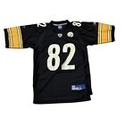 Men's Reebok NFL Pittsburgh Steelers Antwaan Randle El Black Jersey Size M #82
