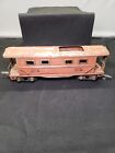 Antique Prewar American flyer caboose Train Car with light all steel Missing Top