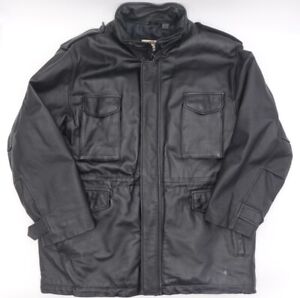 Vintage 90s Phase 2 Leather Field Jacket Men’s XL