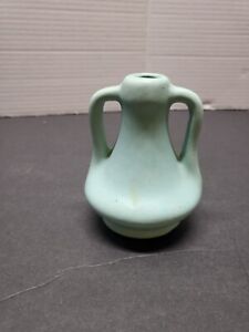 Arts & Crafts Pottery Vase Matte Green 3