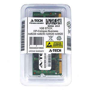 1GB SODIMM HP Compaq Business nx8220 nx8230 nx8420 nx9420 nx9600 Ram Memory