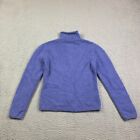 Mariele Waithe Cashmere Sweater Womens Small Blue Purple Cable Knit
