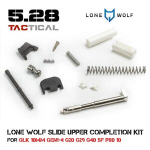 LONE WOLF SLIDE UPPER COMPLETION KIT for GLK 10mm GEN1-4 G20 G29 G40 SF P80 10