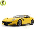 1/18 Ferrari F12 TDF Giallo Tri-strato BBR 182100 Diecast Model Toys Car Gifts