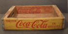 Vtg 1966 Coca-Cola Wooden Soda Pop Bottle Crate Carrier Metal Trim Chattanoga