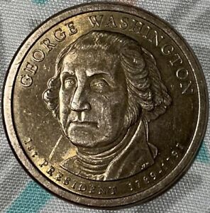 2007 P George Washington Dollar Coin 1789-1797