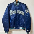 MLB Seattle Mariners Starter Diamond Collection Jacket Size L Made In USA Vtg