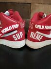 Authentic SUPREME NIKE 14FW AIR FORCE 1 HIGH SUPREME US 9 WORLD FAMOUS