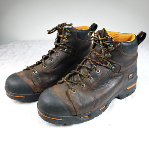 Timberland PRO Mens Size 13W Anti-Fatigue Steel Toe Leather Work Boots 52562