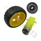 1:48 1:120 Gearbox DC Gear Motor+Smart Robot Car Plastic Tire Wheel+Encoder Disc