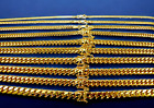 10K Yellow Gold 2.5mm-8.5mm Solid Miami Cuban Link Chain Bracelet All Sizes