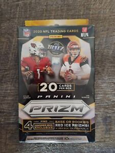 2020 Panini Prizm NFL Football Hanger Box Sealed Red Ice Prizms 20 Cards New