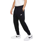 Mens Nike Gym Athletic Club Jogger Fleece Pants Sweatpants Black White New