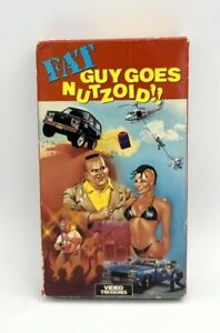 New ListingFat Guy Goes Nutzoid VHS Rare 80s Screwball Comedy - Video Treasures