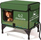 Heated Cat House Waterproof Fully Insulated Outside Feral Cat House Shelter US