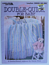 MORE DOUBLE-QUICK BABY AFGHANS TO CROCHET : 9 DESIGNS  Booklet  by  Leisure Arts