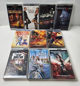 PSP UMD Video Lot of 10 Movies - 9 Used/1 New