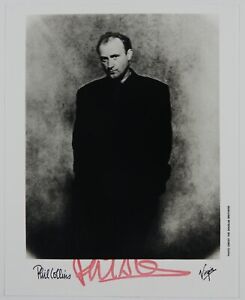 Phil Collins Genesis JSA Signed Autograph  8 x 10 photo