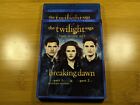 The Twilight Saga: Breaking Dawn Part 1 & 2 Blu-ray set w/ SLIPCOVER