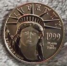 1999 $25 American Platinum Eagle 1/4 Oz Platinum