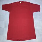 Vintage 1980s Sears Body Wear USA Made Single Stitch Red Blank T-Shirt Size XL