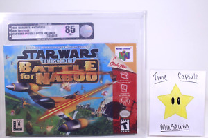 Star Wars Episode 1 I Battle for Naboo New Nintendo 64 N64 Sealed WATA VGA 85