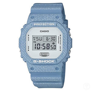 Casio G-Shock Denim Pattern Light Blue Limited Edition Watch GShock DW-5600DC-2