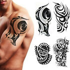 Temporary Large Fake Tattoos Stickers Full Arm Sleeve Body Art Tribal Men Women