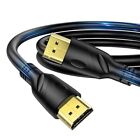 Jorenca 8K/4K HDMI Cable 6ft Ultra High Speed HDMI 2.0 Cord 4K@60Hz 18gbps Go...