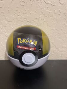 Pokemon TCG Poke Ball Tin Booster Packs & Coin FACTORY SEALED NEW C23 Ultra Ball