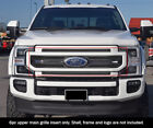 Fits 2020-2022 Ford F-250 F-350 Lariat Main Upper Stainless Black Mesh Grille (For: 2022 F-250 Super Duty)