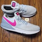 Nike Womens Air Zoom Structure 22 Grey Running Shoes Sneakers Size 10