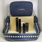 Chanel Holiday Gift Set 2023 ABSOLUTE ALLURE Makeup Pouch Bag w Strap NIB