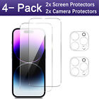 For iPhone 14 15 Pro Max Shockproof Belt Clip Case Cover & Screen Protector