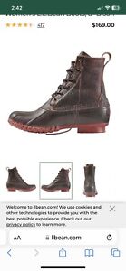 WOMEN'S L.L.BEAN  MAINE HUNTING BOOTS NEW IN BOX 8