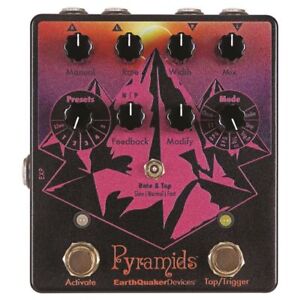 EarthQuaker Devices Pyramids Stereo Flanging Device Solar Eclipse